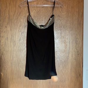 Black jovani jersey, 2-piece cocktail